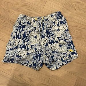 Tommy Bahama Hawaiian Print Swim Shorts